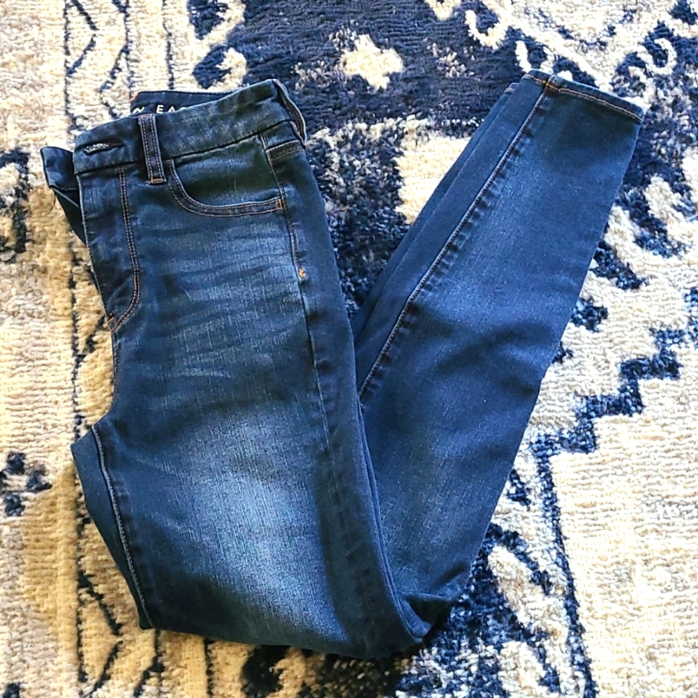 American eagle curvy super hirise jegging size 0